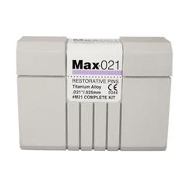 Coltene Whaledent M-21 Max Restorative Pins Titanium Alloy Kit .021 Coltene Whaledent M-21 Max Restorative Pins Titanium Alloy Kit .021